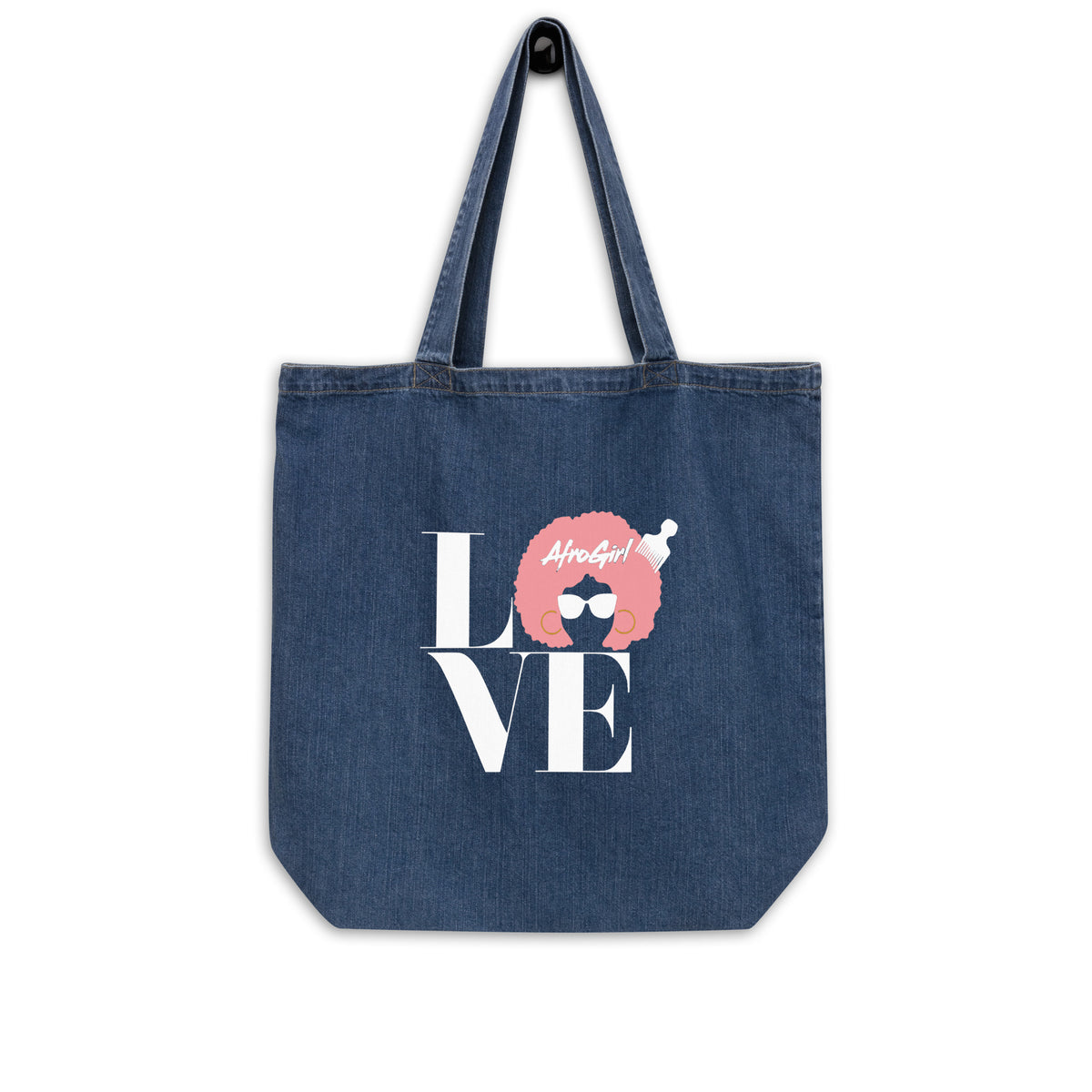 Love Organic denim tote bag – AfroGirl By Hannah