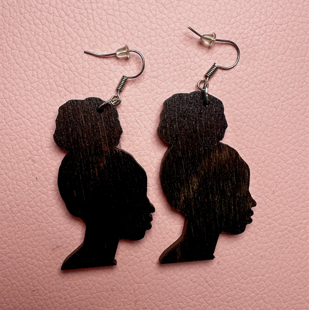 Megan Wooden Earrings