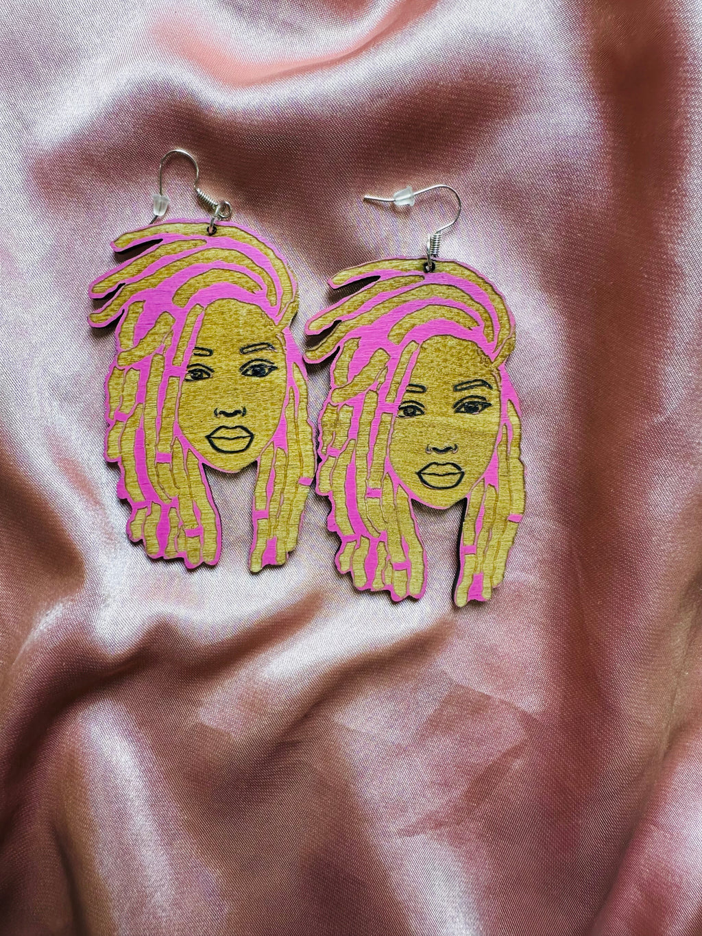 Chloe Wooden Earrings