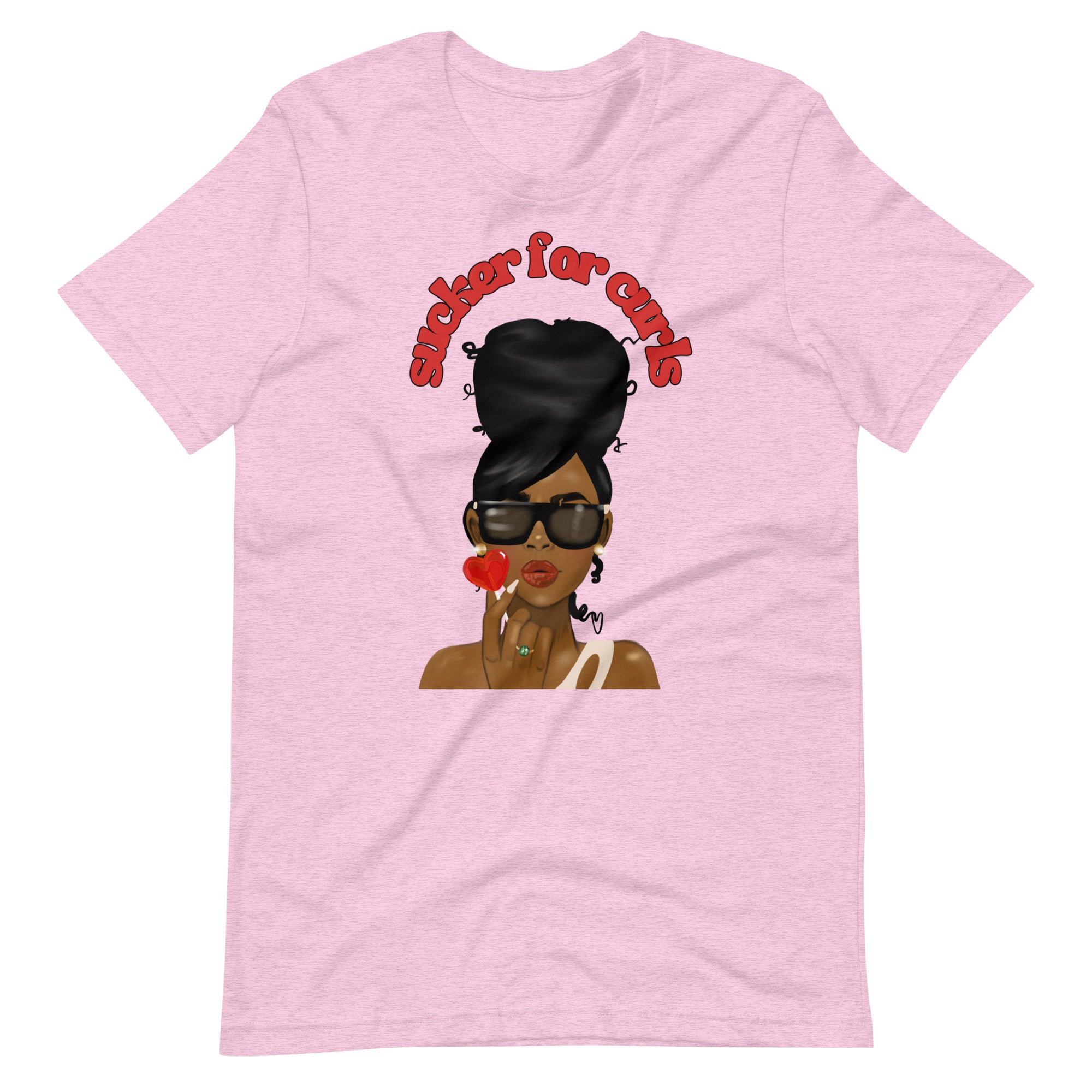 Sucker for curls Unisex t-shirt