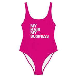 My Hair My Business One-Piece Swimsuit