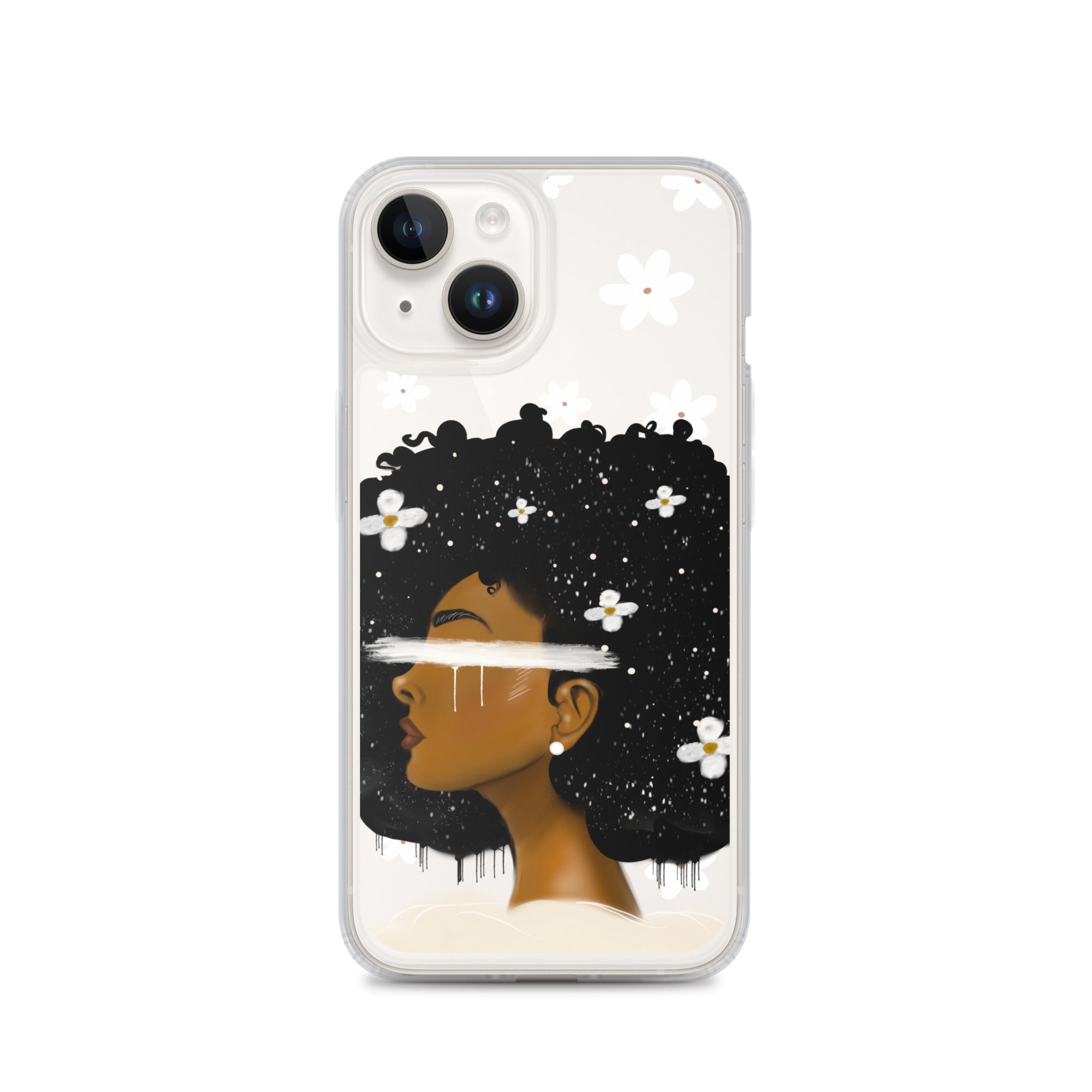 Hair in the Clouds Clear Case for iPhone®