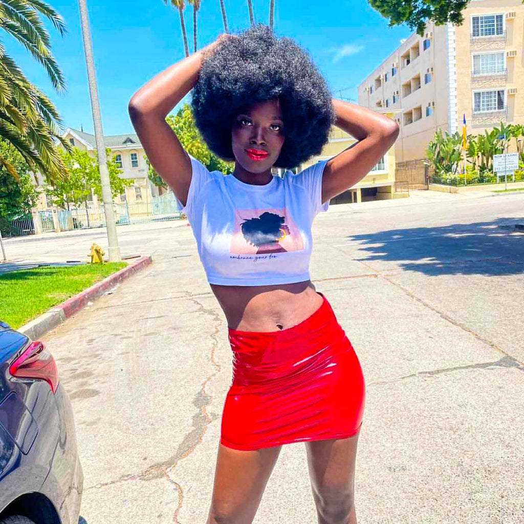 Embrace Your Fro Organic Crop Top