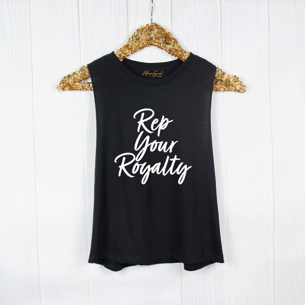 Rep Your Royalty Racerback Cropped Tank