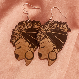 AfroGirl Headwrap Earrings