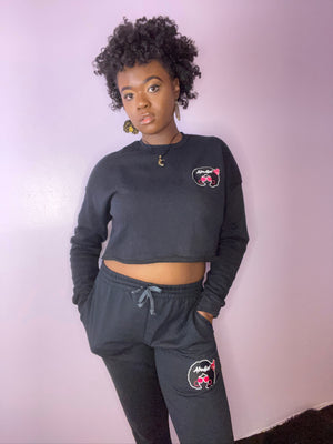 AfroGirl Pick Embroidered Sweatsuit