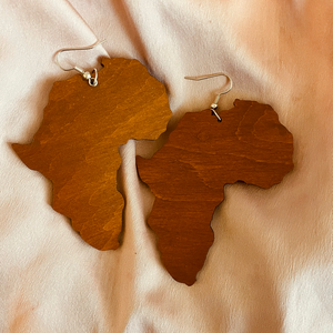 Africa Wooden Earrings