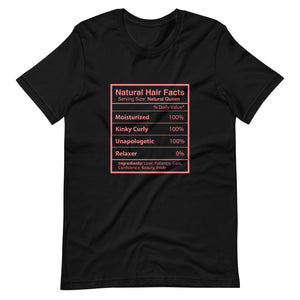 Natual Hair Facts Short-Sleeve Unisex T-Shirt