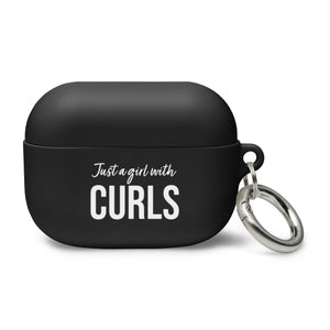 Just A Girl w/Curls AirPods case