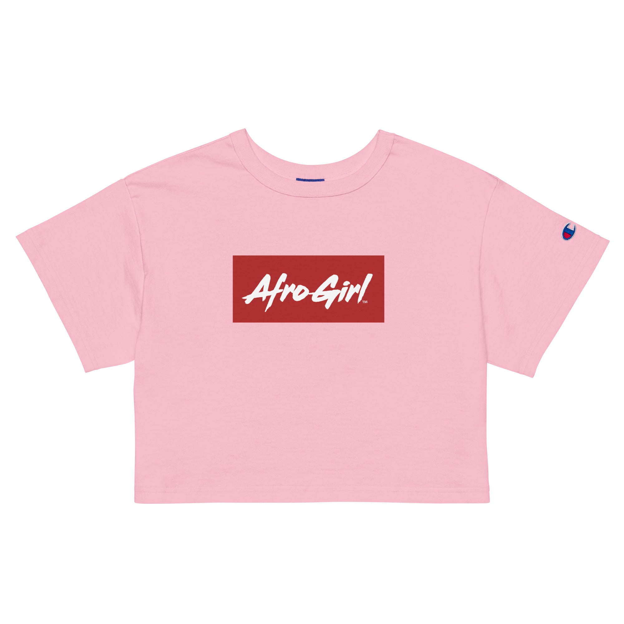 Afro Girl Champion crop top