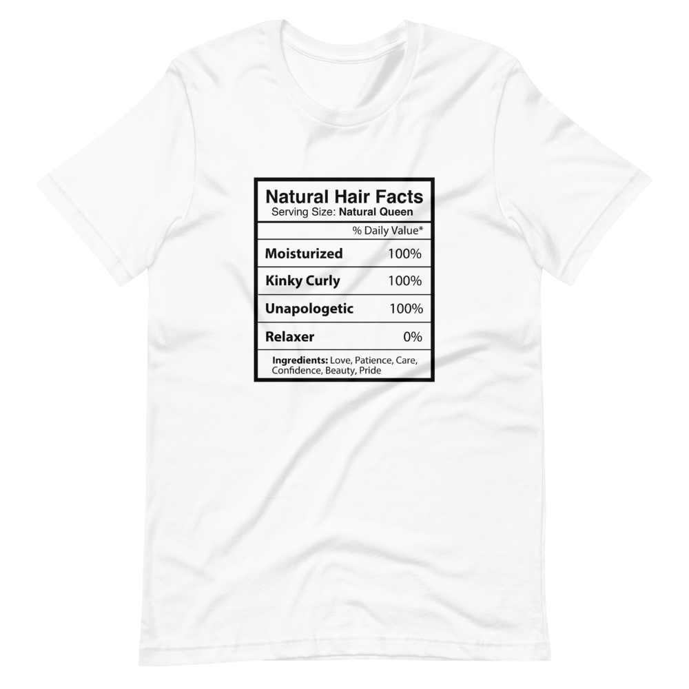 Natual Hair Facts Short-Sleeve Unisex T-Shirt