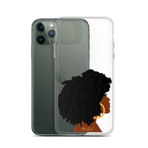 AfroGirl Side Profile iPhone Case