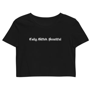 Coily.Gifted.Beautiful Crop Top