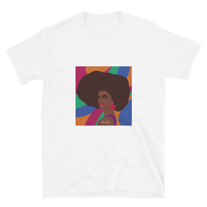 BigAfro Girl Short-Sleeve Unisex T-Shirt