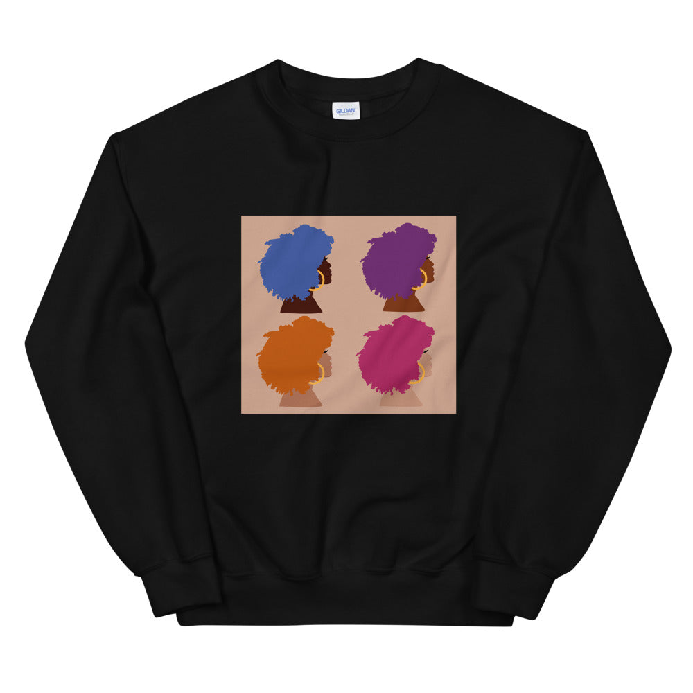 Colorful Girls Unisex Sweatshirt