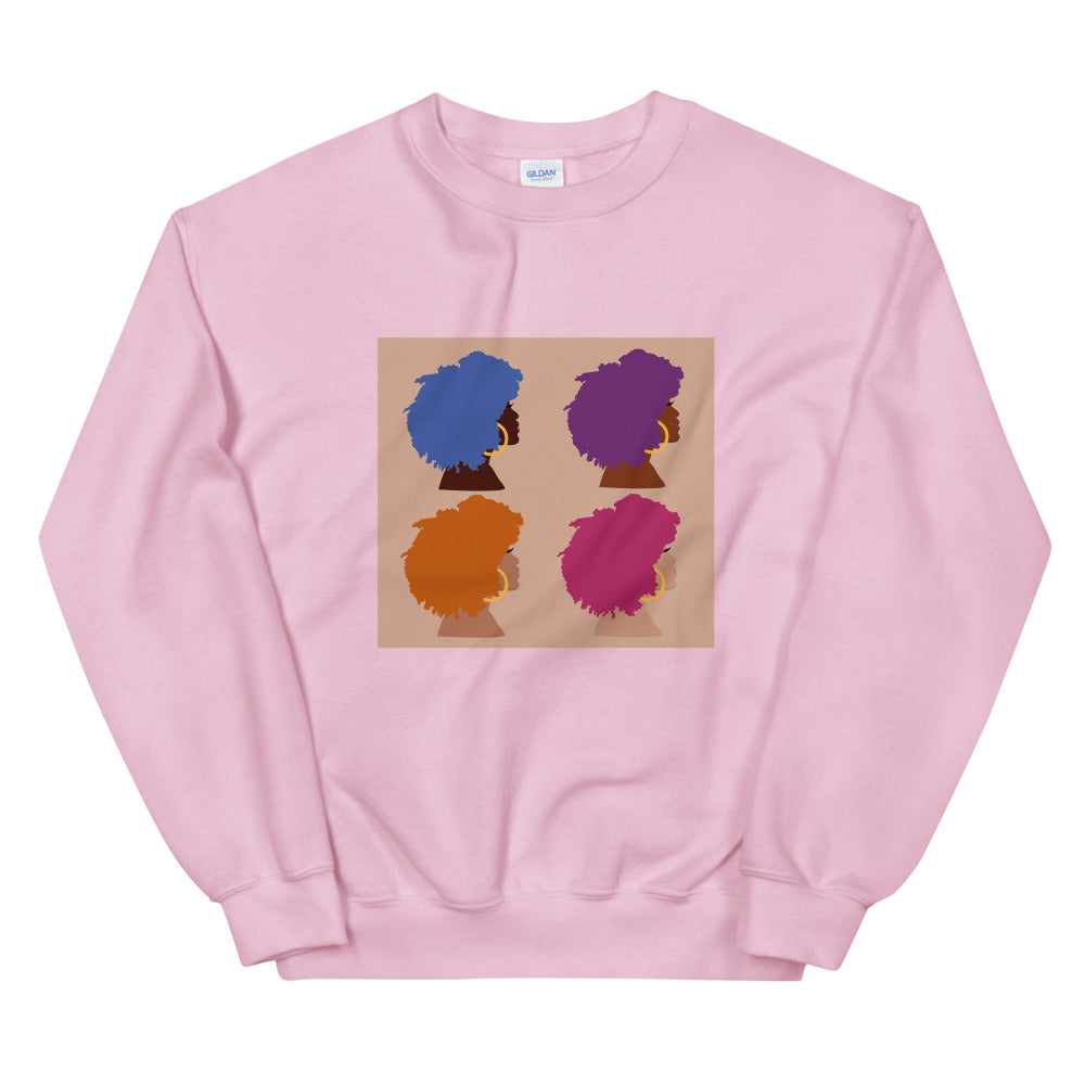 Colorful Girls Unisex Sweatshirt