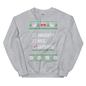 Naughty Nice Unisex Sweatshirt