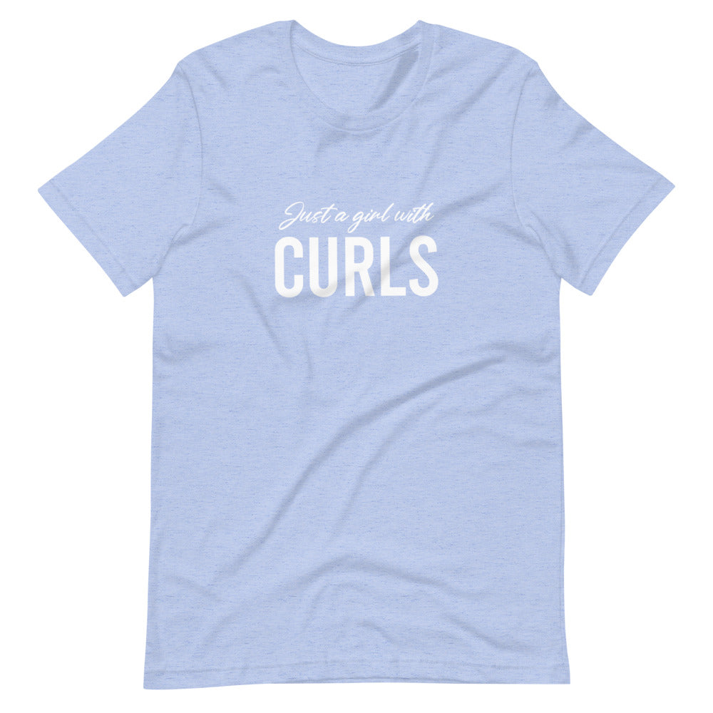 Just a Girl With Curls Short-Sleeve Unisex T-Shirt