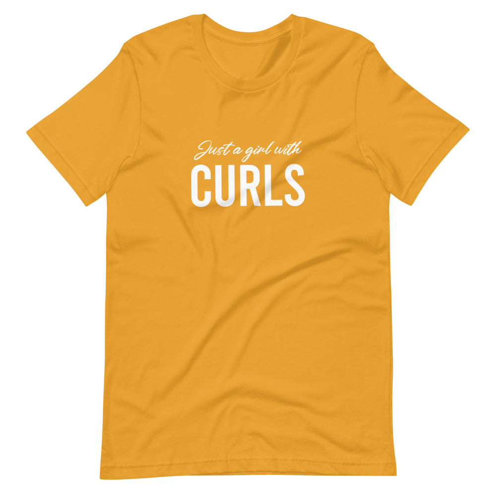 Just a Girl With Curls Short-Sleeve Unisex T-Shirt